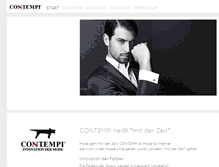 Tablet Screenshot of contempi.de